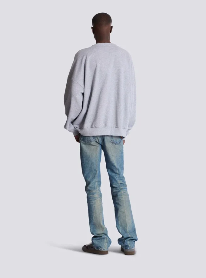Printed cotton sweatshirt Printed cotton sweatshirt