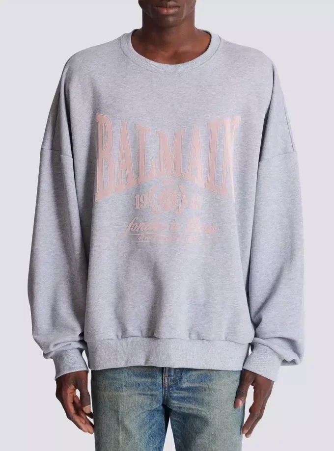 Printed cotton sweatshirt Printed cotton sweatshirt