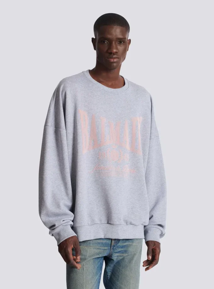 Printed cotton sweatshirt Printed cotton sweatshirt