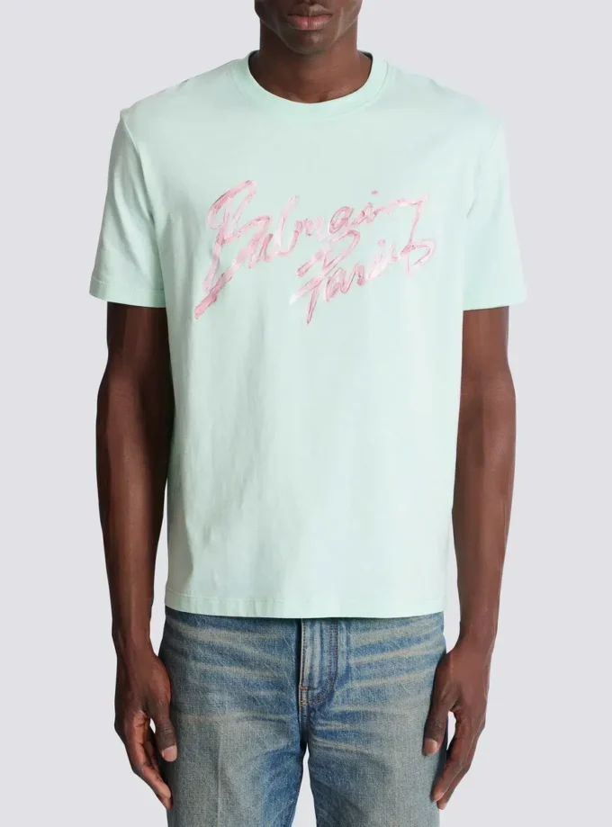 Printed cotton T-shirt Printed cotton T-shirt