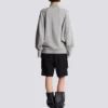 Printed fleece sweatshirt