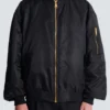 Printed nylon bomber jacket Printed nylon bomber jacket