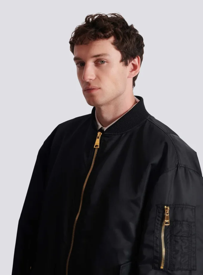 Printed nylon bomber jacket Printed nylon bomber jacket