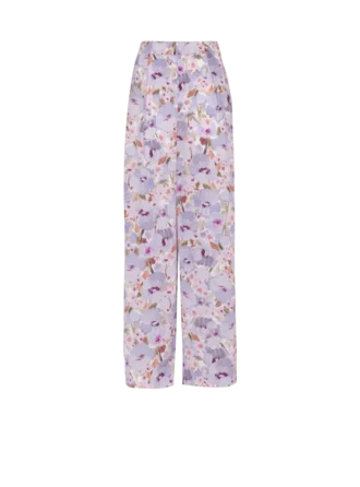 Printed Poppy Flower trousers Printed Poppy Flower trousers