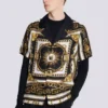 Printed pyjama shirt with Foulard Chaînes pattern