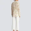 Printed silk shirt with Balmain Chains pattern Printed silk shirt with Balmain Chains pattern