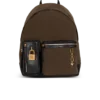 Pulse calfskin and nylon backpack Pulse calfskin and nylon backpack
