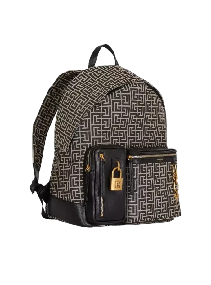 Pulse monogram jacquard backpack