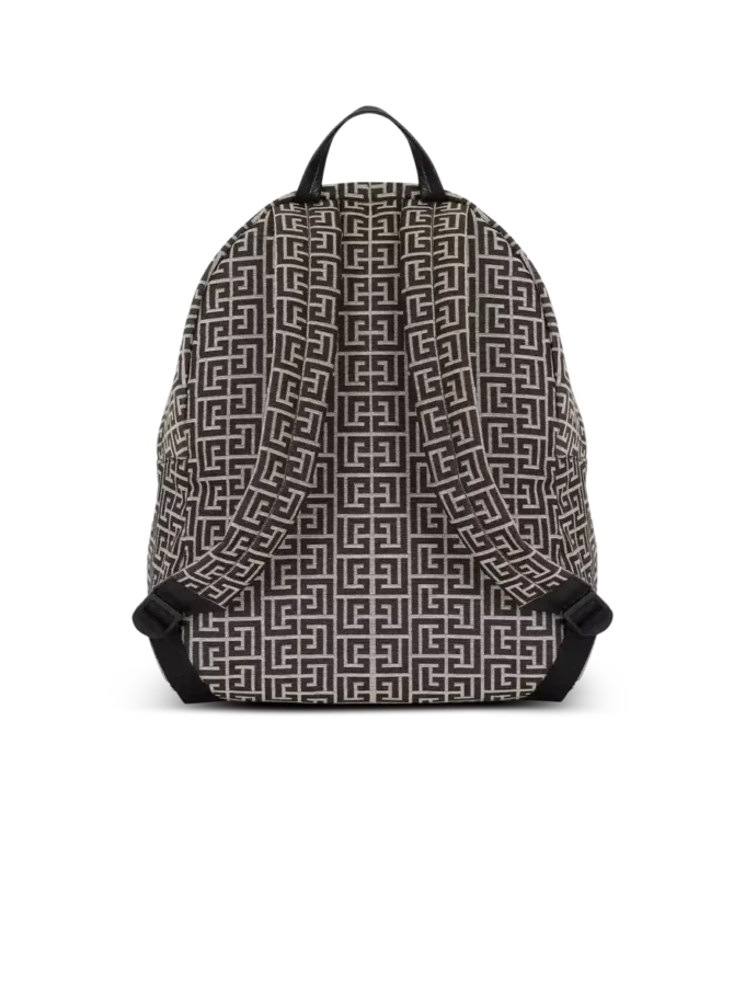 Pulse monogram jacquard backpack
