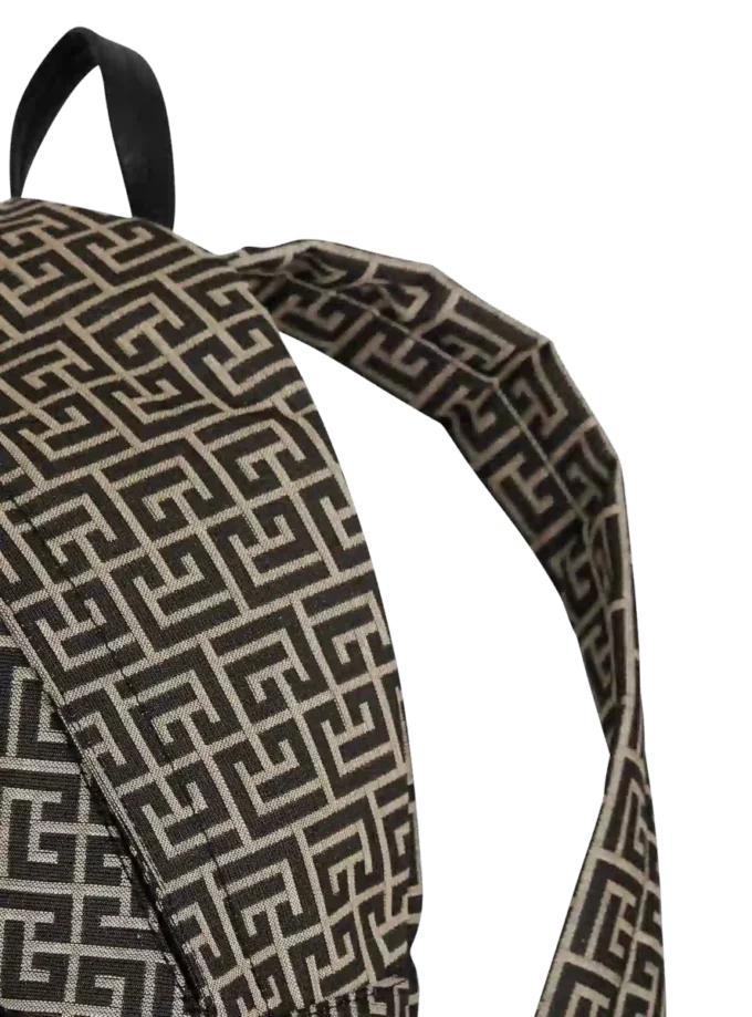 Pulse monogram jacquard backpack