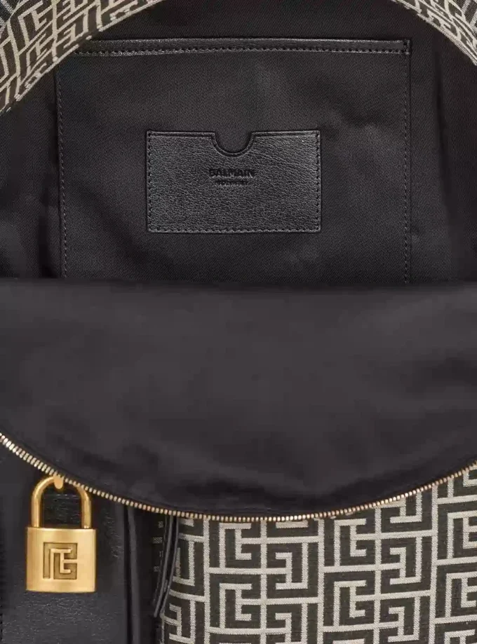 Pulse monogram jacquard backpack