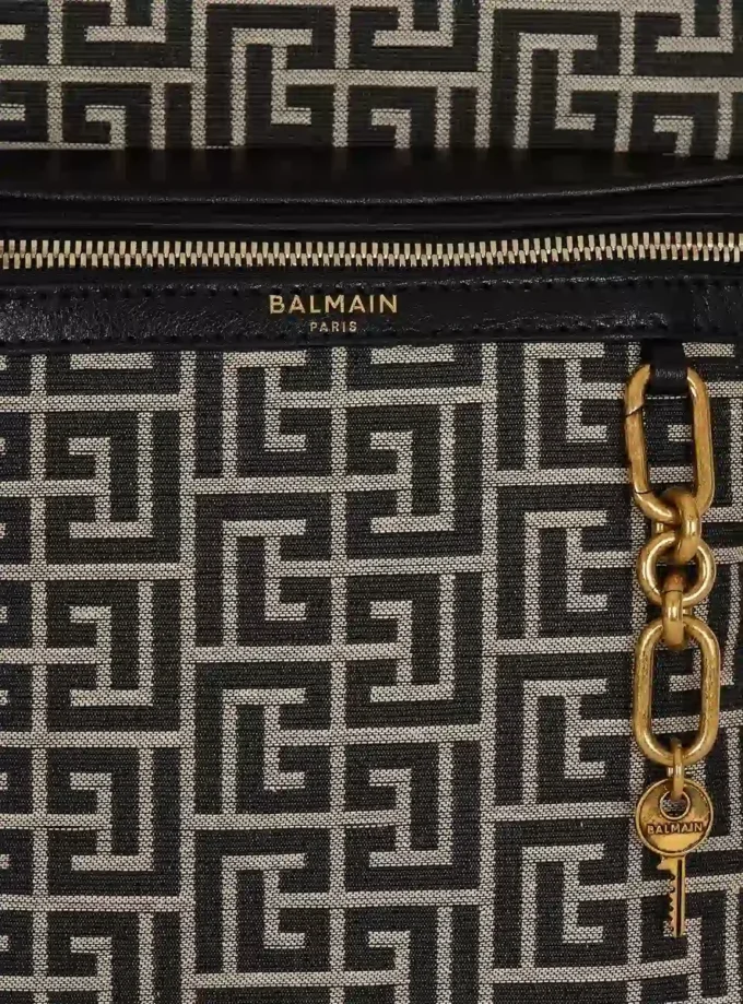 Pulse monogram jacquard backpack