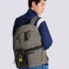 Pulse monogram jacquard backpack