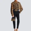 Pulse Vanity leopard print leather bag Pulse Vanity leopard print leather bag