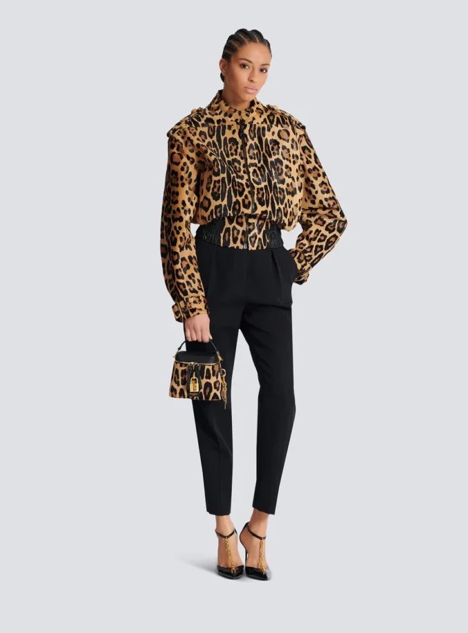 Pulse Vanity leopard print leather bag Pulse Vanity leopard print leather bag