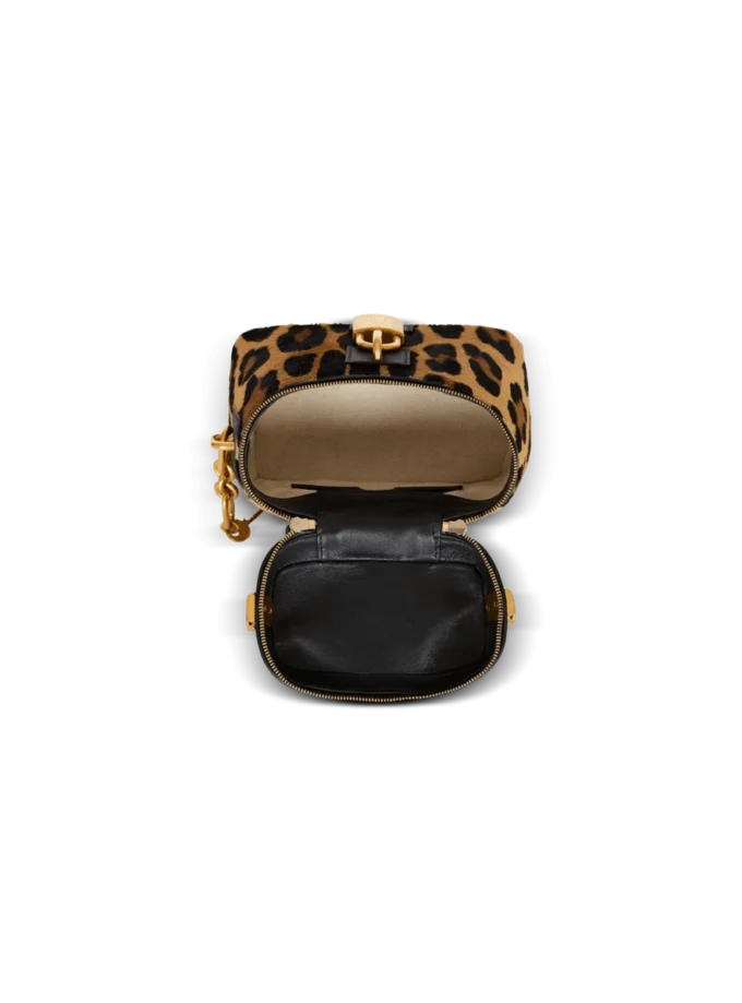 Pulse Vanity leopard print leather bag Pulse Vanity leopard print leather bag