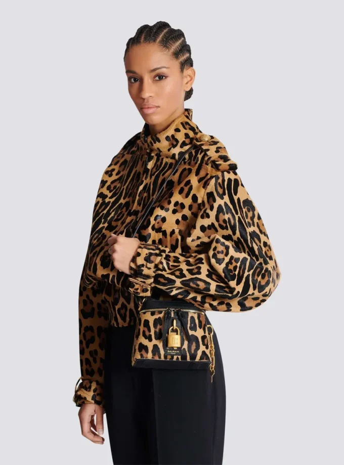 Pulse Vanity leopard print leather bag Pulse Vanity leopard print leather bag