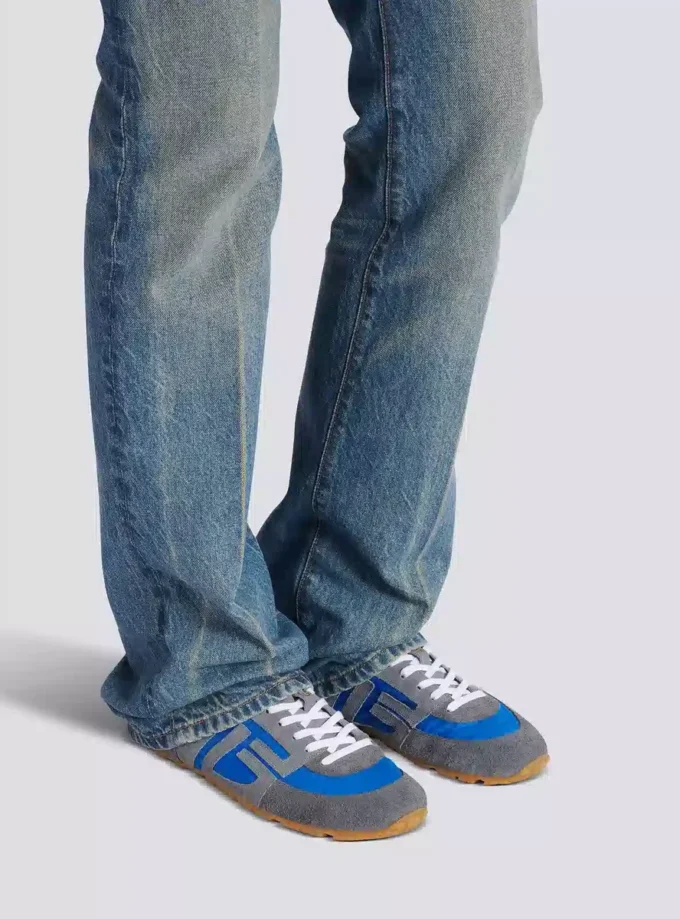 Racer 45 trainers in suede and nylon