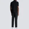 Short-sleeved polo shirt with embroidery