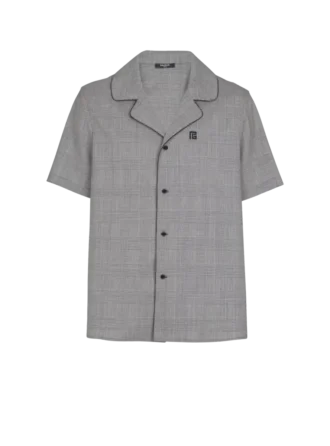 Short-sleeved Prince of Wales shirt