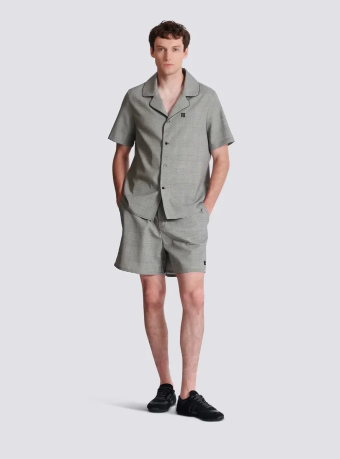 Short-sleeved Prince of Wales shirt Short-sleeved Prince of Wales shirt