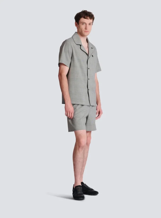 Short-sleeved Prince of Wales shirt Short-sleeved Prince of Wales shirt