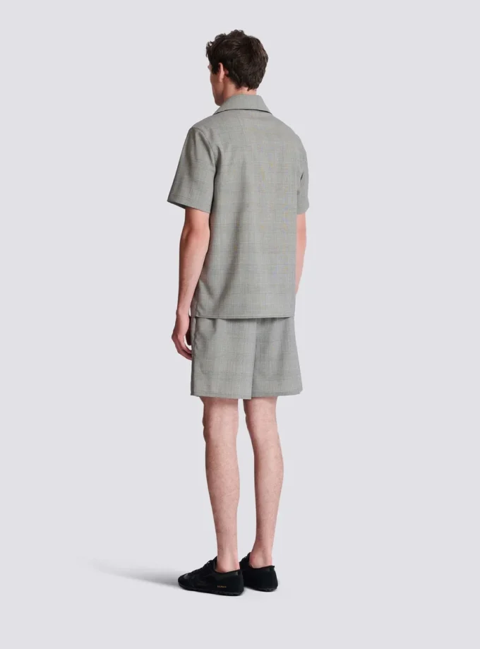 Short-sleeved Prince of Wales shirt Short-sleeved Prince of Wales shirt