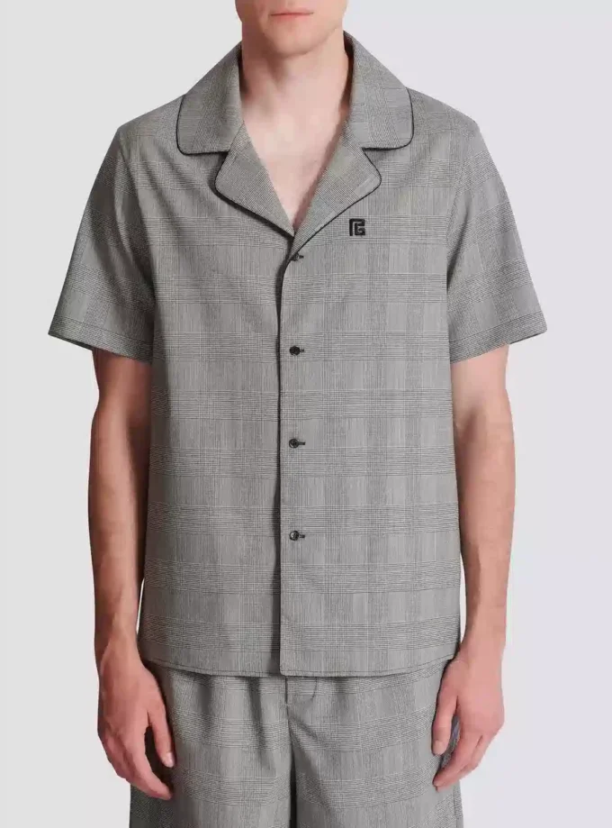 Short-sleeved Prince of Wales shirt Short-sleeved Prince of Wales shirt