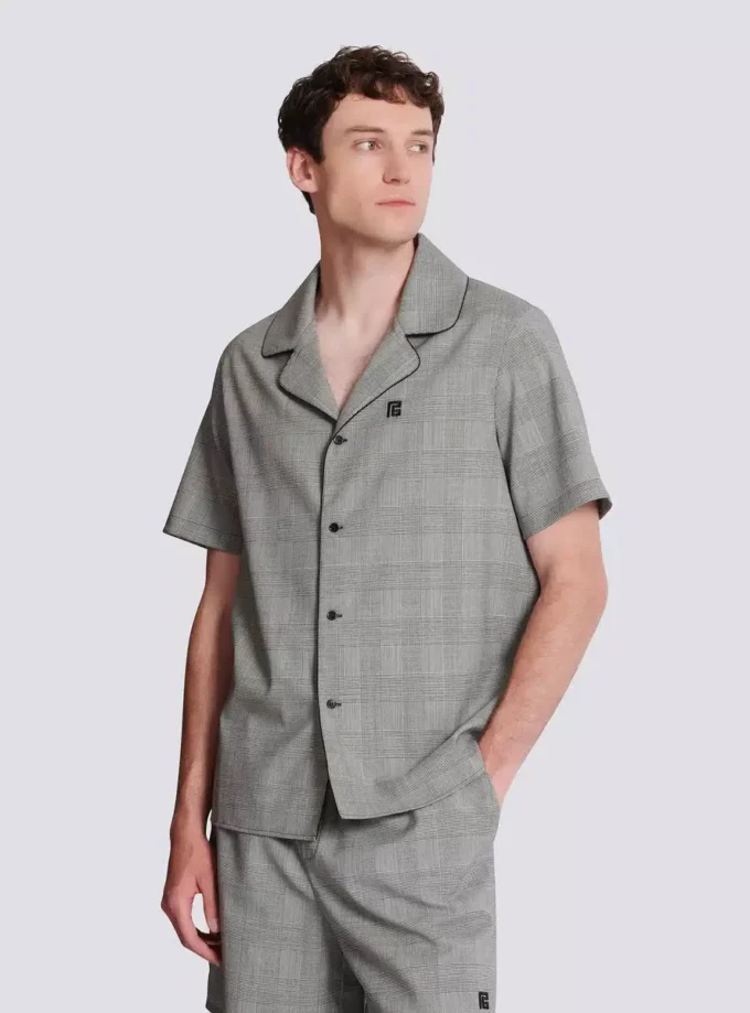 Short-sleeved Prince of Wales shirt Short-sleeved Prince of Wales shirt