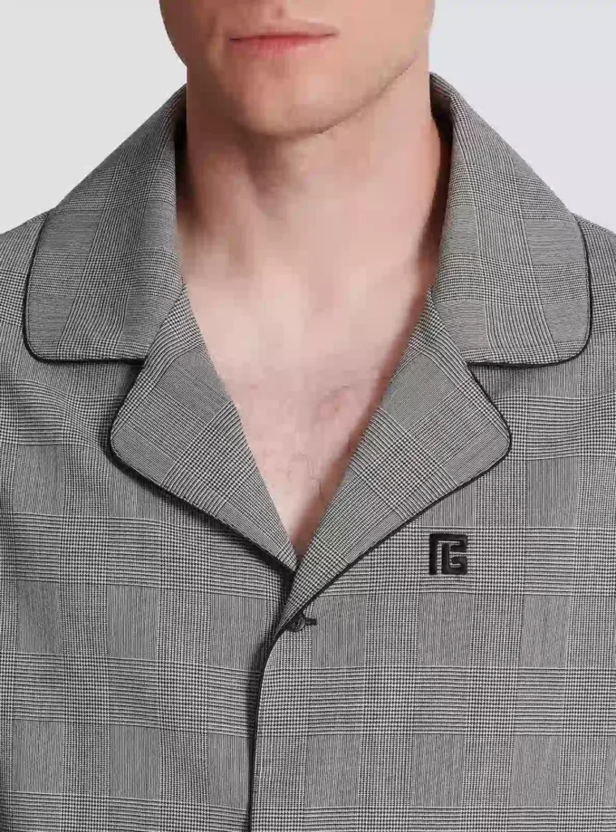 Short-sleeved Prince of Wales shirt Short-sleeved Prince of Wales shirt