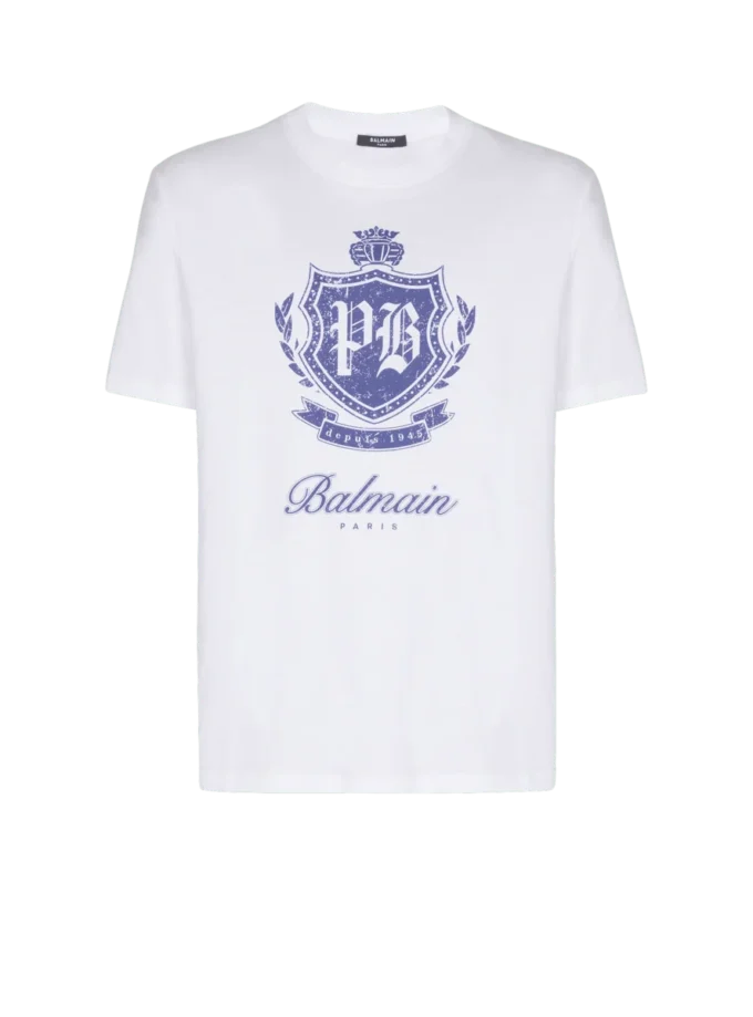 Short-sleeved T-shirt with College Emblem print Short-sleeved T-shirt with College Emblem print