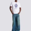 Short-sleeved T-shirt with College Emblem print Short-sleeved T-shirt with College Emblem print