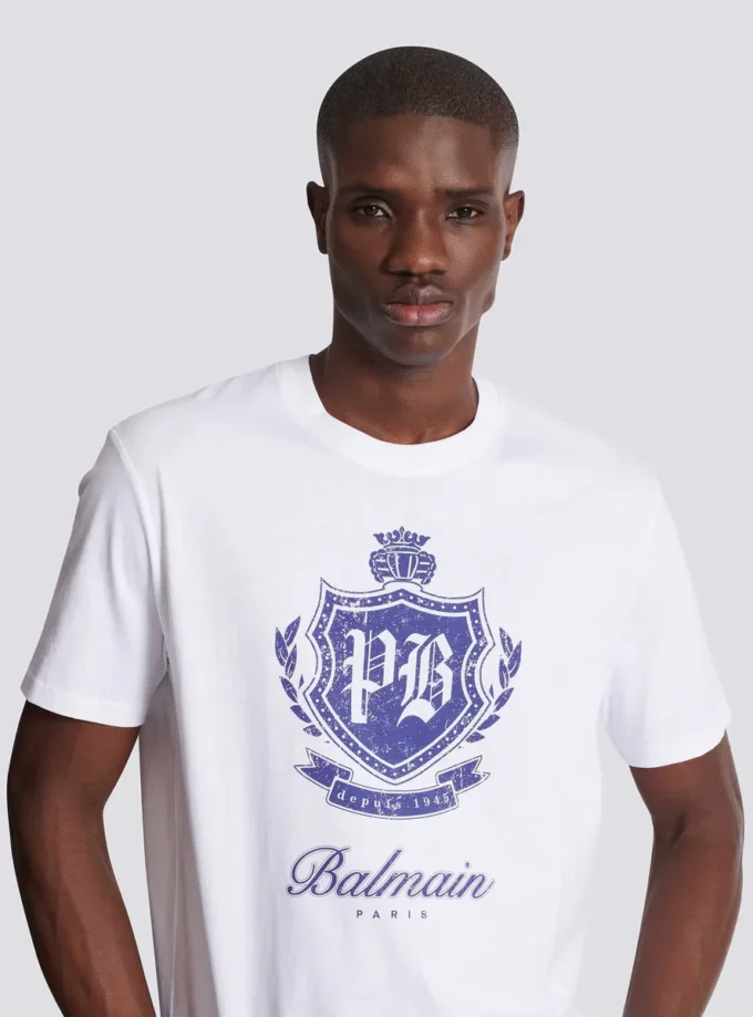 Short-sleeved T-shirt with College Emblem print Short-sleeved T-shirt with College Emblem print
