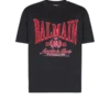 Short-sleeved T-shirt with flocked Balmain College print Short-sleeved T-shirt with flocked Balmain College print