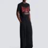 Short-sleeved T-shirt with flocked Balmain College print Short-sleeved T-shirt with flocked Balmain College print