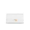 Shuffle calfskin wallet with chain