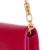 Shuffle calfskin wallet with chain