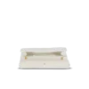 Shuffle calfskin wallet with chain