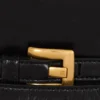 Shuffle calfskin wallet with chain