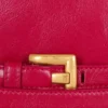 Shuffle calfskin wallet with chain