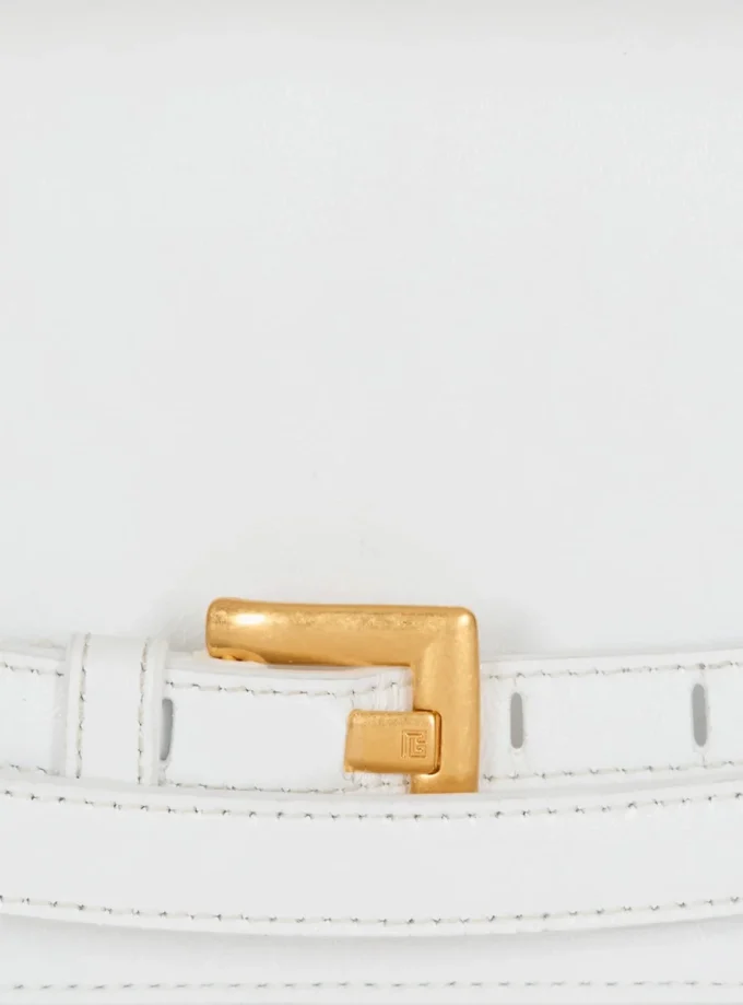 Shuffle calfskin wallet with chain