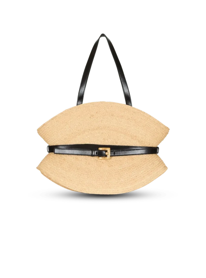 Shuffle Medium bag in raffia Shuffle Medium bag in raffia