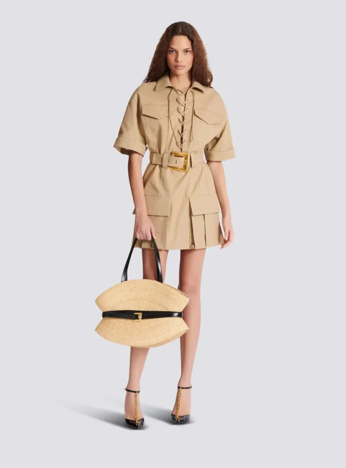 Shuffle Medium bag in raffia Shuffle Medium bag in raffia
