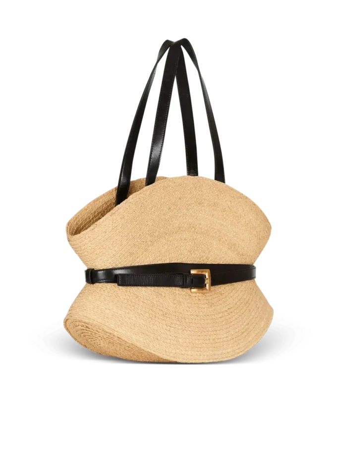 Shuffle Medium bag in raffia Shuffle Medium bag in raffia