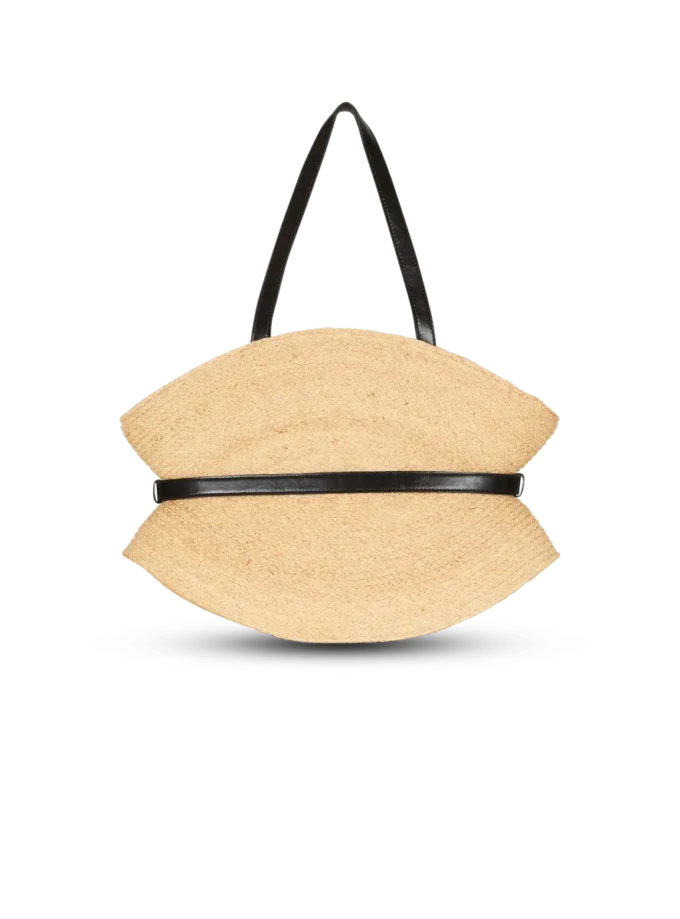 Shuffle Medium bag in raffia Shuffle Medium bag in raffia