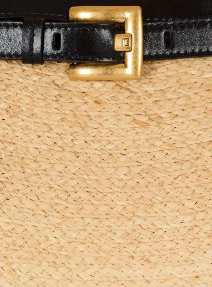 Shuffle Medium bag in raffia Shuffle Medium bag in raffia