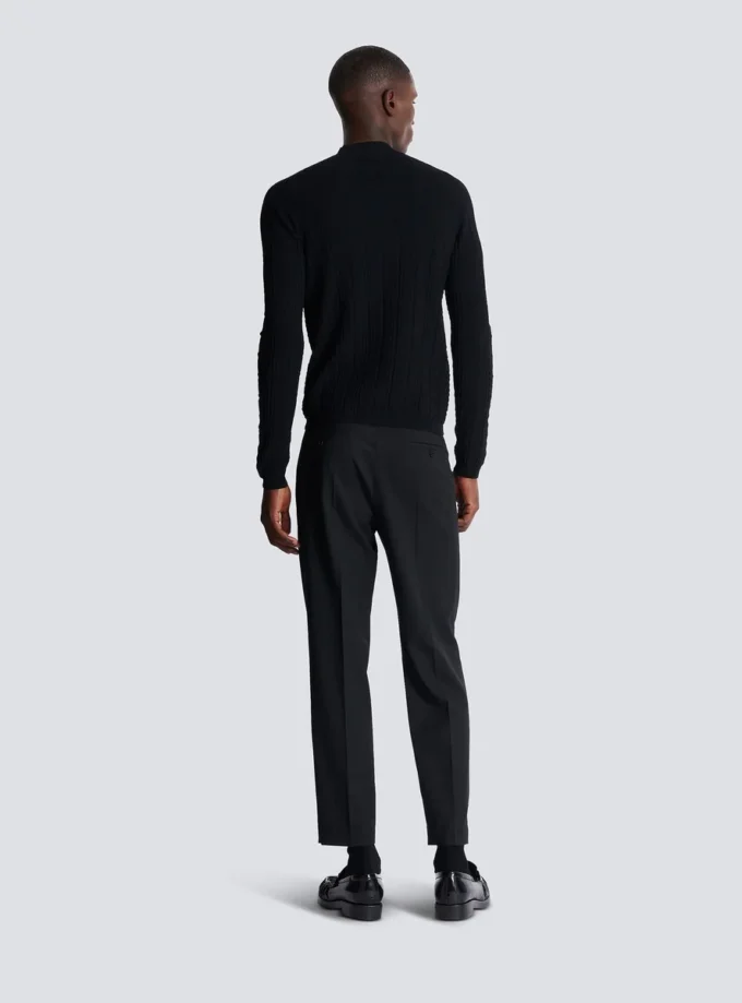 Silk and cotton knit PB jumper