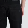 Slim-fit biker jeans in black denim Slim-fit biker jeans in black denim