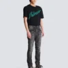 Slim-fit biker trousers in denim Slim-fit biker trousers in denim
