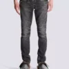 Slim-fit biker trousers in denim Slim-fit biker trousers in denim